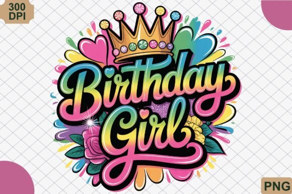Download Birthday Girl, Floral Birthday PNG - Birthday girl Collection