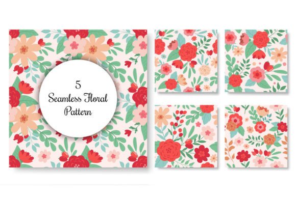Download Romantic Floral Seamless Pattern - Floral Collection