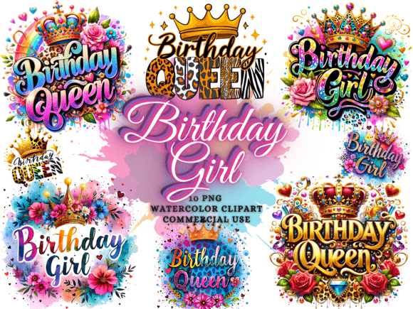 Download Birthday Png Bundle Birthday Girl Png - Birthday girl Collection
