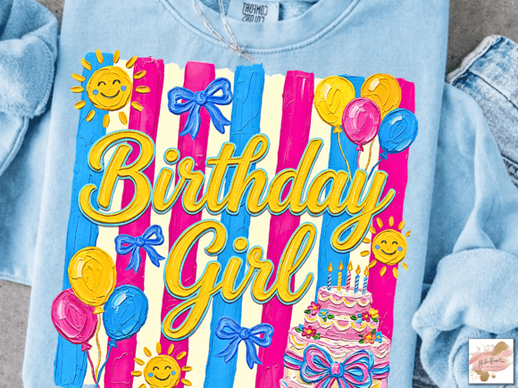 Download Striped Birthday Girl Png Birthday Png - Birthday girl Collection
