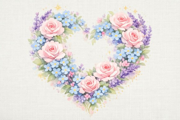 Download Romantic Floral Heart PNG - Floral Collection