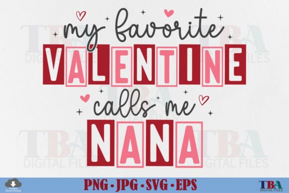 Download Nana Valentine Day Heart Love Grandma - Premium Resources