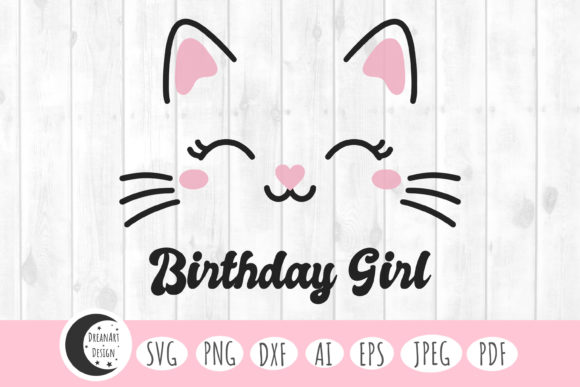 Download Birthday Girl Svg, Birthday Svg, Cat - Birthday girl Collection