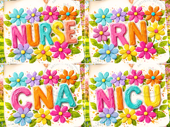 Download Nurse Png Bundle Floral Nurse Shirt Png - Floral Collection