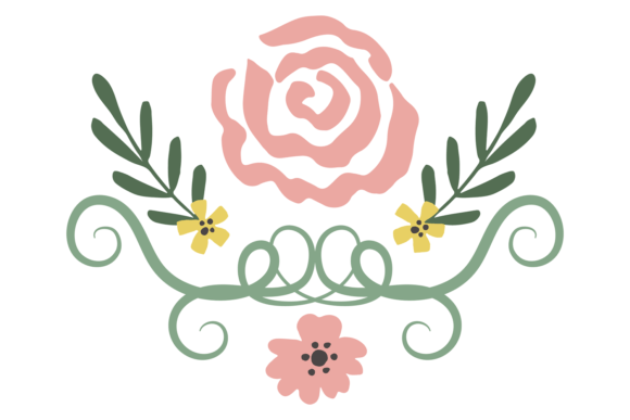 Download Romantic Floral Decoration with Pink Ros - Floral Collection