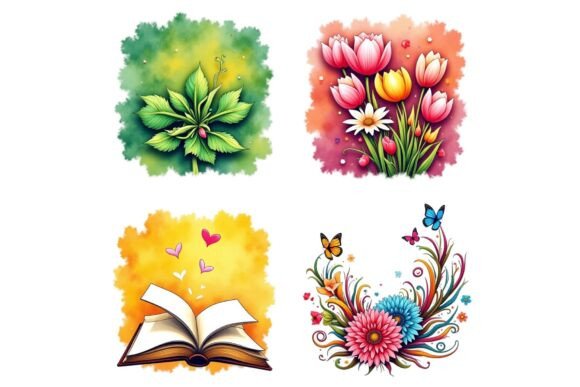 Download Dark Floral Vintage Art PNG - Floral Collection