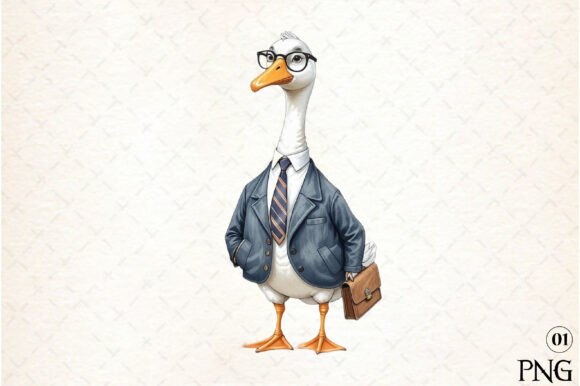 Download Serious Goose SVG, Cute Goose PNG File - Premium Bundle