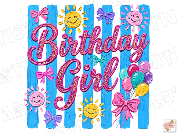 Download Striped Birthday Girl Png Birthday Png - Birthday girl Collection